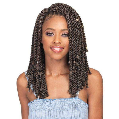Bobbi Boss African Roots Collection Crochet Braid - BOMBA SENEGAL TWIST BLUNT TIPS 10" - SoGoodBB.com