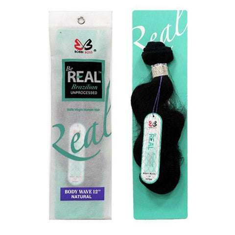 Bobbi Boss BeReal 100% BRAZILIAN VIRGIN HUMAN HAIR - Body Wave 10" - 22" - SoGoodBB.com