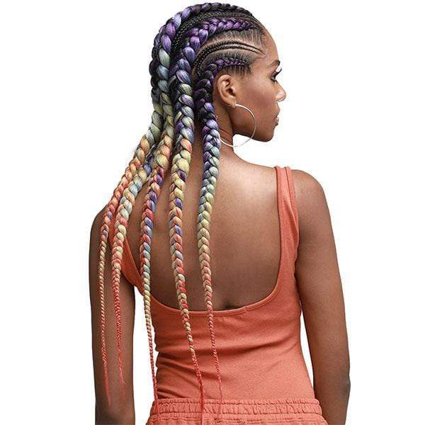 Bobbi Boss Box Braid 4T/PRSM Bobbi Boss Pre-feathered Braid - JUST BRAID 54