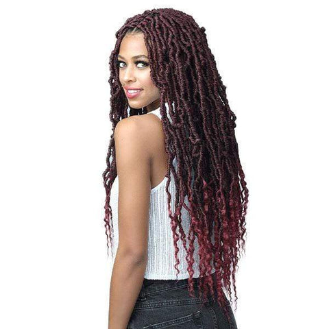 Bobbi Boss Crochet Braid Bobbi Boss Synthetic Crochet Braid - NU LOCS FRENCH TIPS 24" 2X