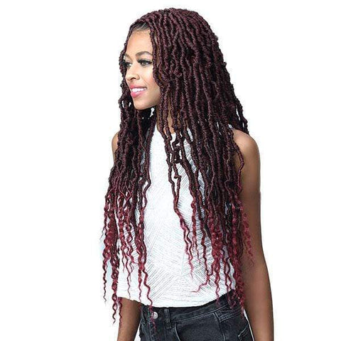 Bobbi Boss Crochet Braid Bobbi Boss Synthetic Crochet Braid - NU LOCS FRENCH TIPS 24" 2X