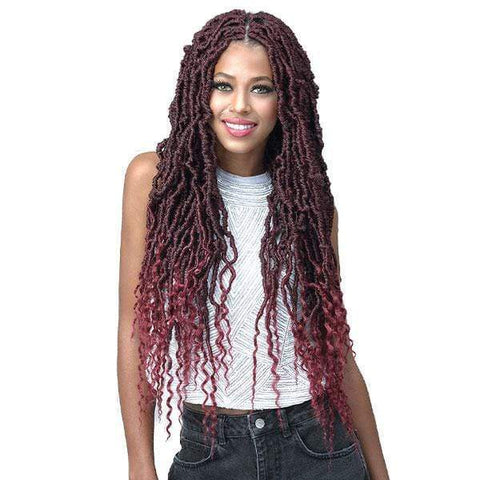 Bobbi Boss Crochet Braid Bobbi Boss Synthetic Crochet Braid - NU LOCS FRENCH TIPS 24" 2X