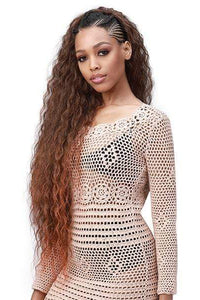 Bobbi Boss Crochet Braid Bobbi Boss Synthetic Pre-Feathered Braid - 3X KING TIPS WET & WAVY 28"