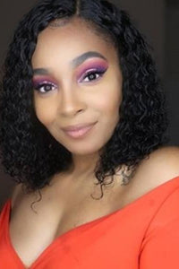 Bobbi Boss Deep Part Lace Wigs Bobbi Boss 100% Human Hair Deep Part Lace Front Wig - MHLF803 NATAKI