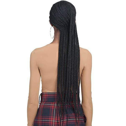 Bobbi Boss Deep Part Lace Wigs Bobbi Boss Premium Synthetic Braided 13x7 Lace Front Wig - MLF511 SIMONE