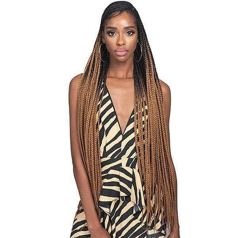 Bobbi Boss Deep Part Lace Wigs Bobbi Boss Premium Synthetic Braided 13x7 Lace Front Wig - MLF512 PATRA