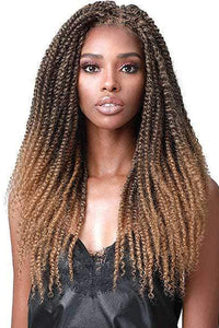 Bobbi Boss Deep Part Lace Wigs Bobbi Boss Premium Synthetic Braided 13x7 Lace Front Wig - MLF523 AMEL