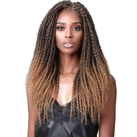 Bobbi Boss Deep Part Lace Wigs Bobbi Boss Premium Synthetic Braided 13x7 Lace Front Wig - MLF523 AMEL