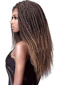 Bobbi Boss Deep Part Lace Wigs Bobbi Boss Premium Synthetic Braided 13x7 Lace Front Wig - MLF523 AMEL
