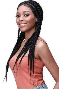 Bobbi Boss Deep Part Lace Wigs Bobbi Boss Premium Synthetic Braided Lace Front Wig - MLF514 LARISSA