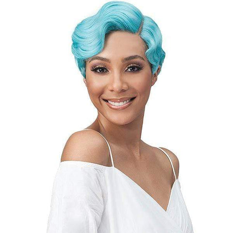 Bobbi Boss Deep Part Lace Wigs Bobbi Boss Synthetic 5" Deep Part Swiss Lace Front Wig - MLF339 EVONIE