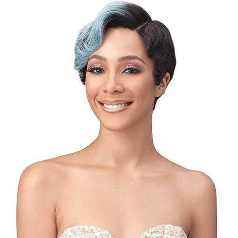 Bobbi Boss Deep Part Lace Wigs Bobbi Boss Synthetic 5" Deep Part Swiss Lace Front Wig - MLF339 EVONIE