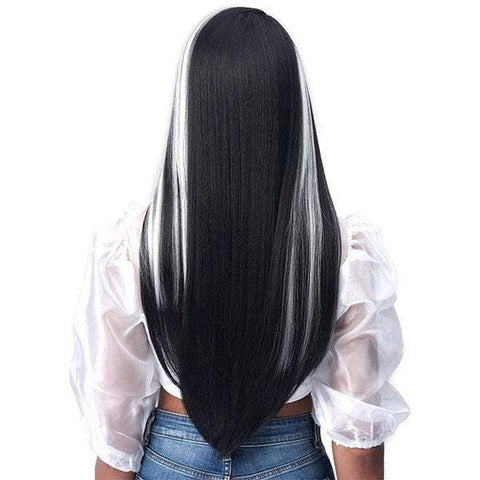 Bobbi Boss Deep Part Lace Wigs Bobbi Boss Synthetic Chunky Highlights Lace Front Wig - MLF553 SAFFRON