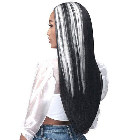 Bobbi Boss Deep Part Lace Wigs Bobbi Boss Synthetic Chunky Highlights Lace Front Wig - MLF553 SAFFRON