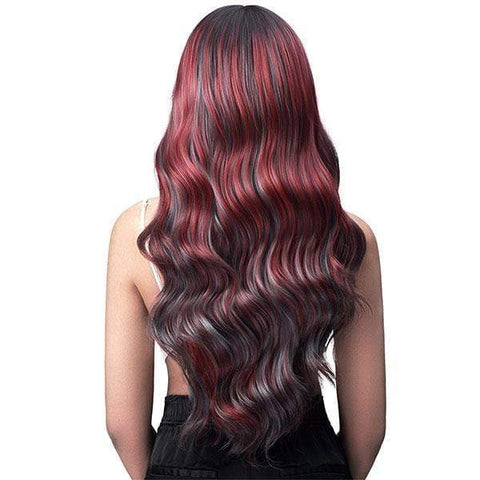 Bobbi Boss Deep Part Lace Wigs Bobbi Boss Synthetic Chunky Highlights Lace Front Wig - MLF554 ROSEWOOD