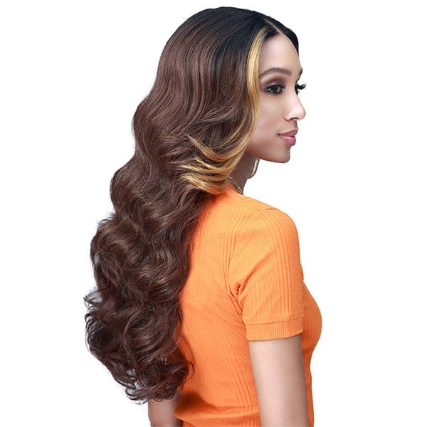 Bobbi Boss Deep Part Lace Wigs THL1B/274 Bobbi Boss Synthetic Oh Baby! Series Deep Part Lace Wig - MLF653 ADELYN
