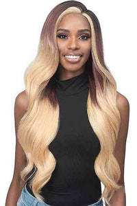 Bobbi Boss Ear-To-Ear Lace Wigs Bobbi Boss Premium Synthetic Unique Part Lace Front Wig - MLF371 ASHLYN