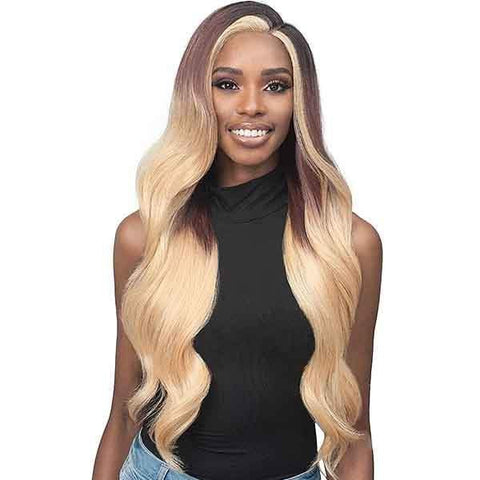 Bobbi Boss Ear-To-Ear Lace Wigs Bobbi Boss Premium Synthetic Unique Part Lace Front Wig - MLF371 ASHLYN