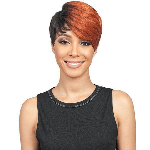 Bobbi Boss Ear-To-Ear Lace Wigs Bobbi Boss Synthetic Swiss Lace Front Wig - MLF351 BELVA - Unbeatable