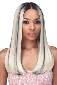 Bobbi Boss Frontal Lace Wigs Bobbi Boss Designer Mix Human Hair Blend HD Lace Wig - MOGL102 ALLISON