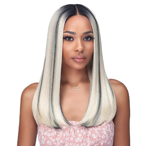 Bobbi Boss Frontal Lace Wigs Bobbi Boss Designer Mix Human Hair Blend HD Lace Wig - MOGL102 ALLISON