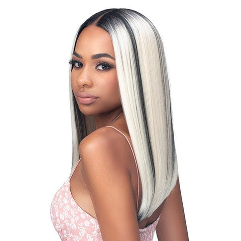 Bobbi Boss Frontal Lace Wigs Bobbi Boss Designer Mix Human Hair Blend HD Lace Wig - MOGL102 ALLISON