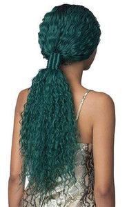 Bobbi Boss Frontal Lace Wigs Bobbi Boss Infinity Ponytail Braided Lace Front Wig - MLF399 AMEY