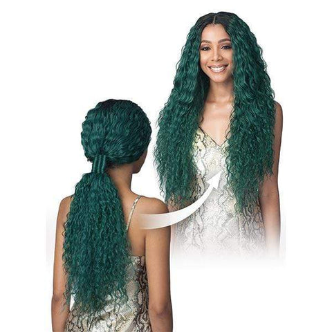 Bobbi Boss Frontal Lace Wigs Bobbi Boss Infinity Ponytail Braided Lace Front Wig - MLF399 AMEY