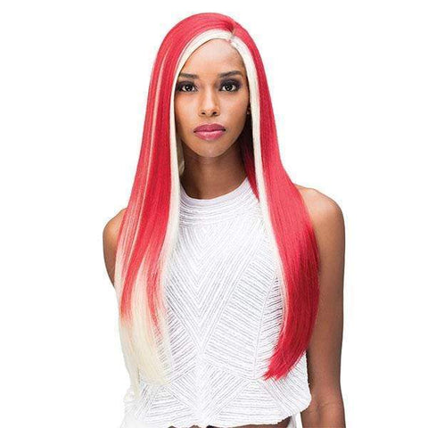 Bobbi Boss Frontal Lace Wigs Bobbi Boss Synthetic 13x4 HD Lace Wig - MLF242 GARNET