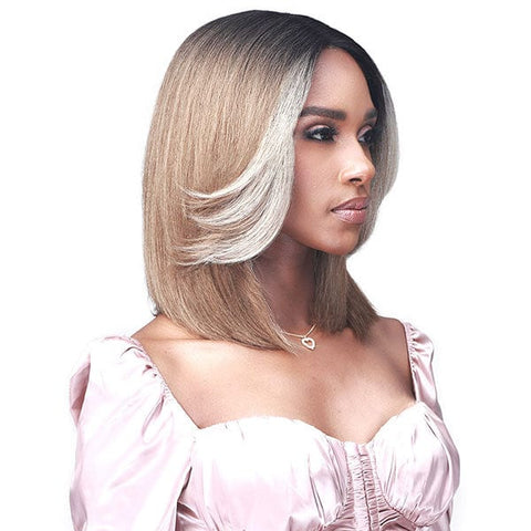 Bobbi Boss Frontal Lace Wigs Bobbi Boss Synthetic 3.5" Deep Part Swiss Lace Front Wig - MLF720 YANIKA