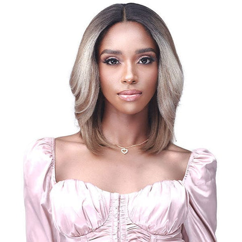 Bobbi Boss Frontal Lace Wigs Bobbi Boss Synthetic 3.5" Deep Part Swiss Lace Front Wig - MLF720 YANIKA