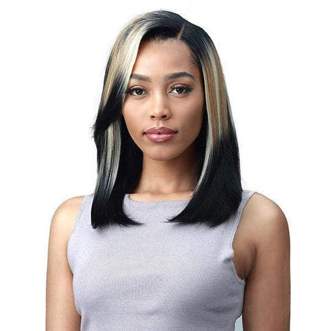 Bobbi Boss Frontal Lace Wigs Bobbi Boss Synthetic Chunky Highlights Lace Front Wig - MLF555 SHAVANA