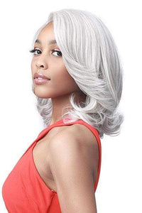 Bobbi Boss Frontal Lace Wigs Bobbi Boss Synthetic Chunky Highlights Lace Front Wig - MLF556 BAILEY