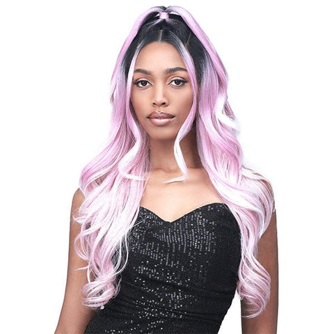 Bobbi Boss Frontal Lace Wigs Bobbi Boss Synthetic Hair 13x2 Updo Revolution Lace Front Wig - MLF417 EMILIA