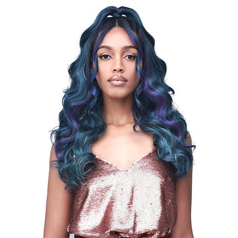 Bobbi Boss Frontal Lace Wigs Bobbi Boss Synthetic Hair 13x2 Updo Revolution Lace Front Wig - MLF418 ELEANOR