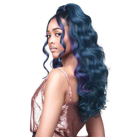 Bobbi Boss Frontal Lace Wigs Bobbi Boss Synthetic Hair 13x2 Updo Revolution Lace Front Wig - MLF418 ELEANOR