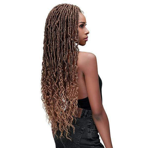 Bobbi Boss Frontal Lace Wigs Bobbi Boss Synthetic Hair Lace Front Wig - MLF620 NU LOCS FRENCH TIPS 30