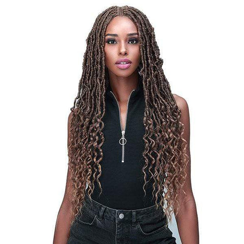 Bobbi Boss Frontal Lace Wigs Bobbi Boss Synthetic Hair Lace Front Wig - MLF620 NU LOCS FRENCH TIPS 30