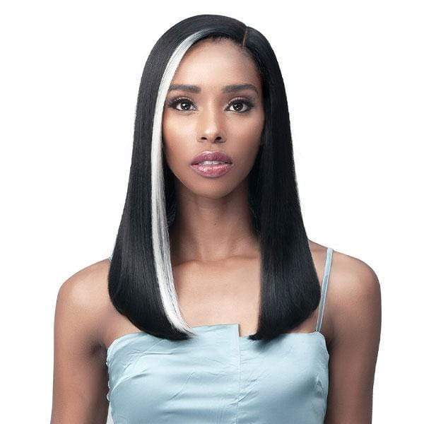 Bobbi Boss Frontal Lace Wigs FHLBLND/1B Bobbi Boss Synthetic Truly Me Lace Front Wig - MLF591 DARCIE
