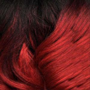 Bobbi Boss Frontal Lace Wigs T1B/RED Bobbi Boss Synthetic Truly Me Lace Front Wig - MLF420 JANICE