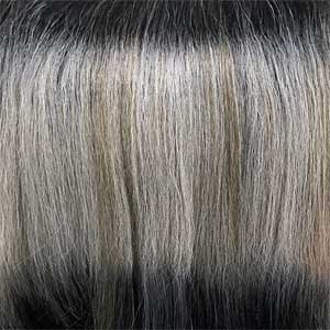 Bobbi Boss Frontal Lace Wigs TF1B/SLVGY Bobbi Boss Synthetic Glueless Grip Series Deep Lace Wig - MLF704 MONALISA