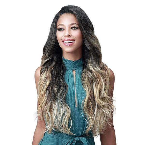 Bobbi Boss Frontal Lace Wigs TT1B/F.HBL Bobbi Boss Synthetic HD Frontal Lace Wig - MLF477 RICARDA