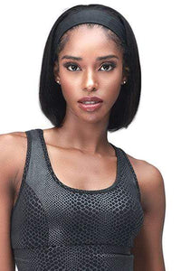 Bobbi Boss Half Wigs Bobbi Boss 100% Human Hair Headband Wig - MH1400 WILONA