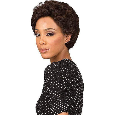 Bobbi Boss Human Hair Blend Full Wigs Bobbi Boss Designer Mix Human Hair Blend Full Hand-Tied Wig - MBD001 LOIS