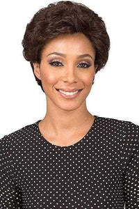 Bobbi Boss Human Hair Blend Full Wigs Bobbi Boss Designer Mix Human Hair Blend Full Hand-Tied Wig - MBD001 LOIS