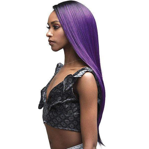 Bobbi Boss Human Hair Blend Lace Wigs Bobbi Boss Human Hair Blend 13X4 Swiss Lace Front Wig - MBLF180 DAYANA