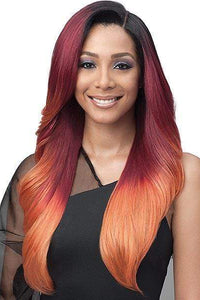 Bobbi Boss Human Hair Blend Lace Wigs Bobbi Boss Human Hair Blend 13X7 Glueless Frontal Lace Wig - MBLF001 ALIVIA - Unbeatable
