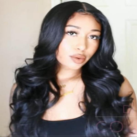 Bobbi Boss Human Hair Blend Lace Wigs Bobbi Boss Human Hair Blend 360 Lace Front Wig - MBLF360 DINAH
