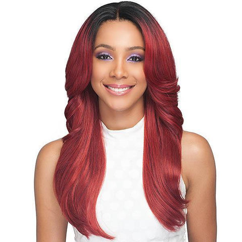 Bobbi Boss Human Hair Blend Lace Wigs Bobbi Boss Human Hair Blend 360 Swiss Lace Front Wig - MBLF330 TAYLAH