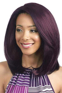 Bobbi Boss Human Hair Blend Lace Wigs Bobbi Boss Human Hair Blend 4x4 Swiss Lace Front Wig - MBLF100 ARIANO
